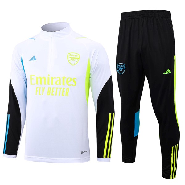 Sudadera De Training Arsenal 2024 Blanco Negro